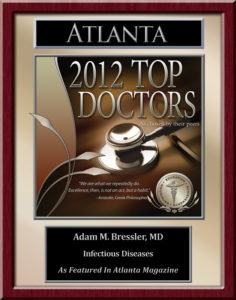 Adam Matthew Bressler, M.D., Top Doctor 2012