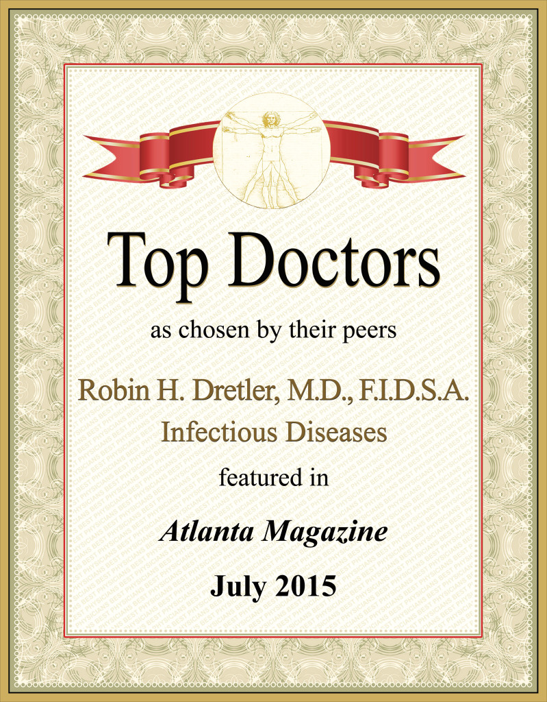 Robin Henry Dretler, M.D. named a Top Doctor in infectious disease