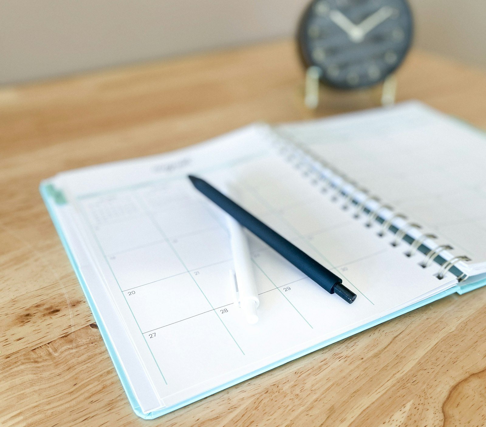 A notebook and pen for taking notes