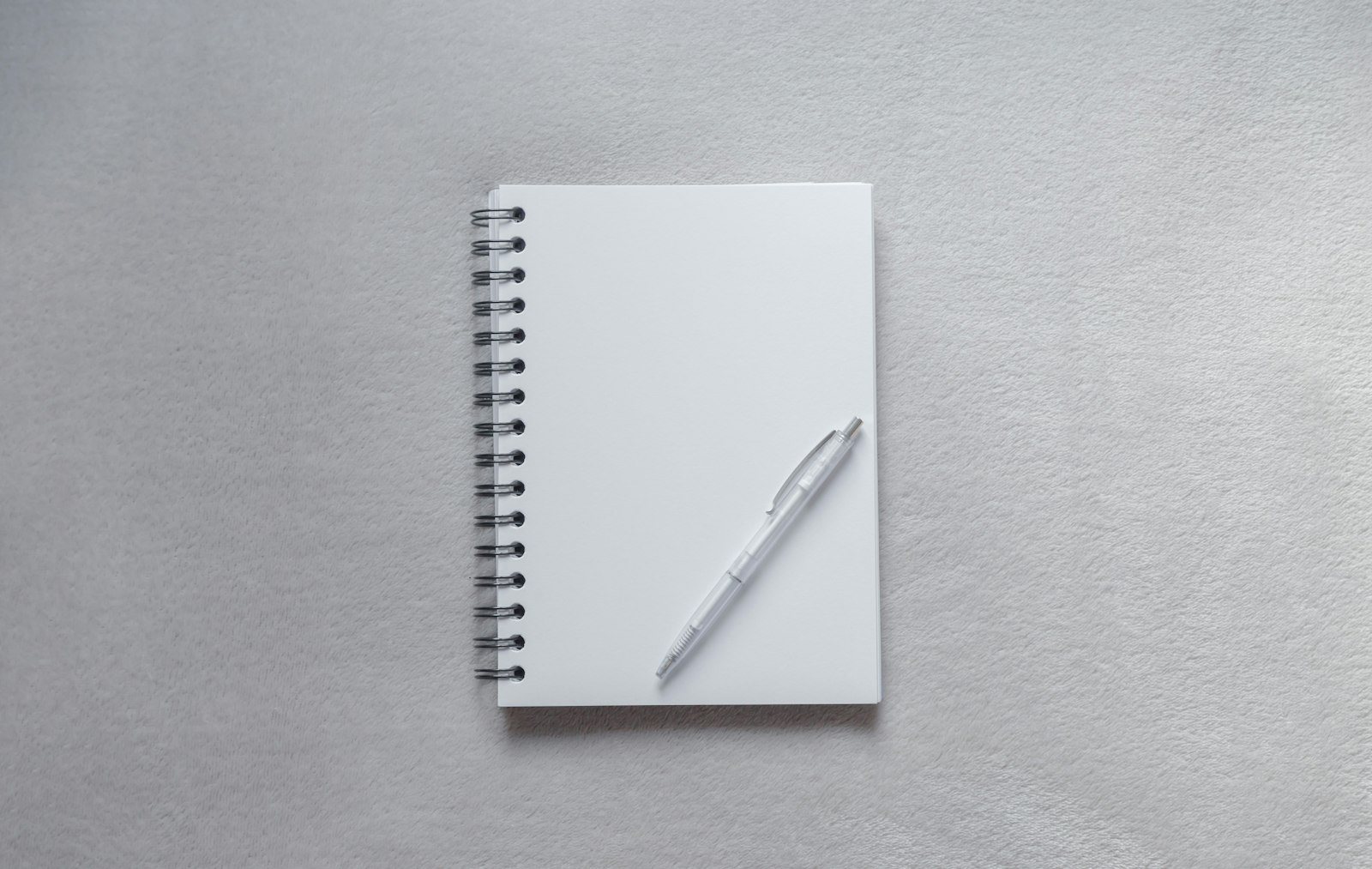 Handwritten notes in a notebook