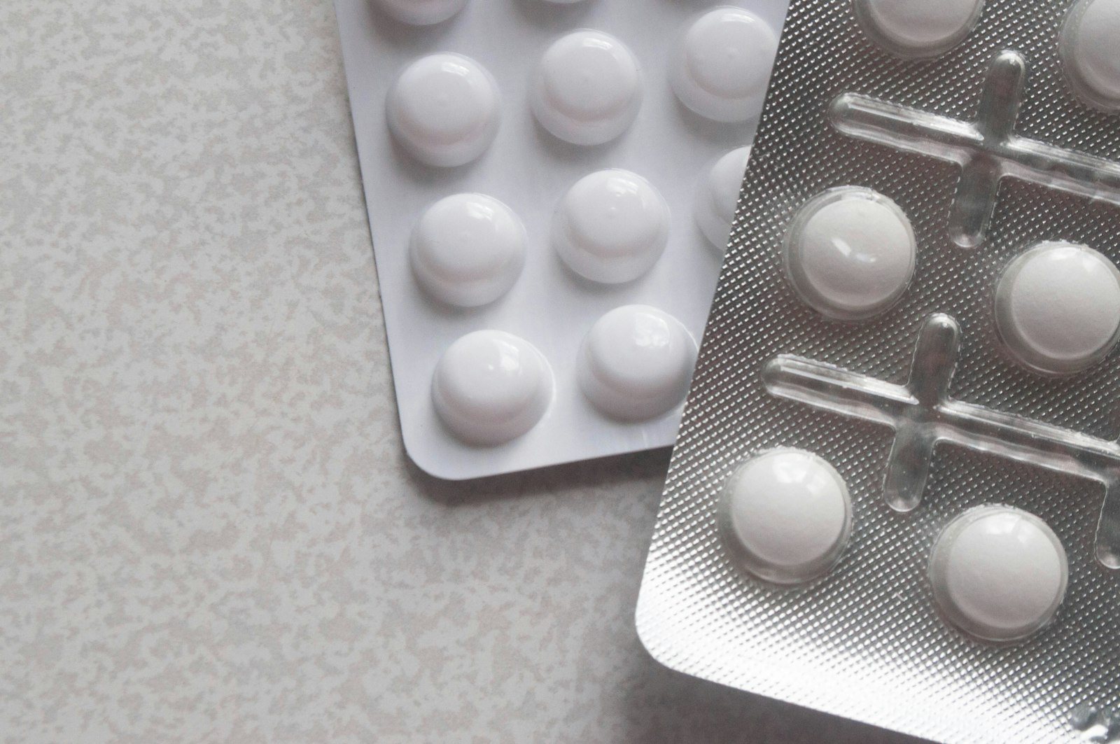 Antibiotic tablets in a blister pack
